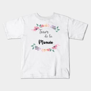 Team de la mariee floral Kids T-Shirt